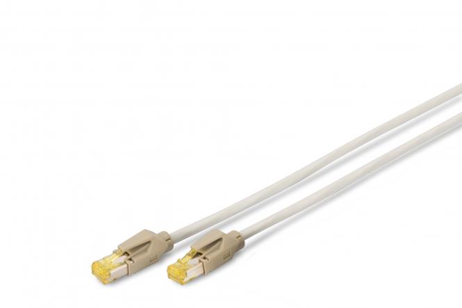 CAT 6A S/FTP patch cord with CAT 7 raw cable 