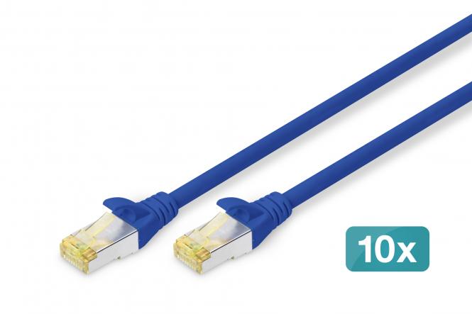 Digitus DK-1644-A-030-B-10 сетевой кабель Синий 3 m Cat6a S/FTP (S-STP) 