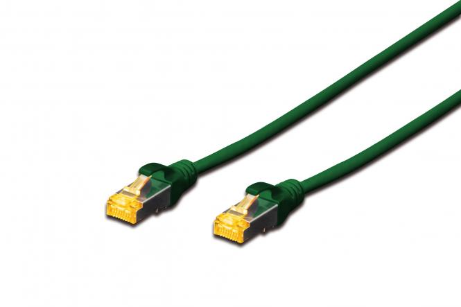 Digitus DK-1644-A-030/G síťový kabel Zelená 3 m Cat6a S/FTP (S-STP) 