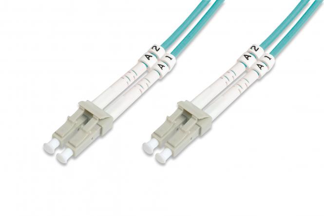 Digitus DK-2533-20/3 cabo de fibra ótica 20 m LC I-VH OM3 Cor aqua 