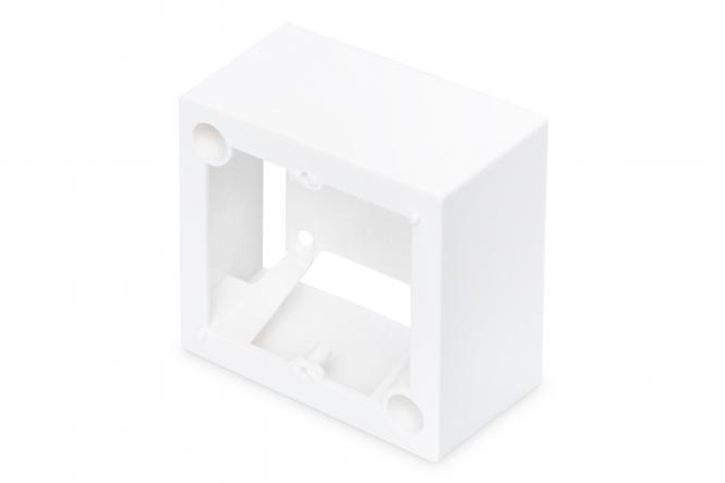 Surface Mountbox for Walloutlet Faceplates 80x80 mm, French Type 