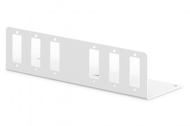Adapterplatta för fiberoptisk Unibox för väggmontage, kompakt 