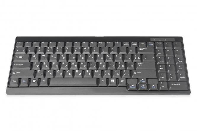 Клавиатура подходит для DIGITUS TFT-консолей, русская модель 
