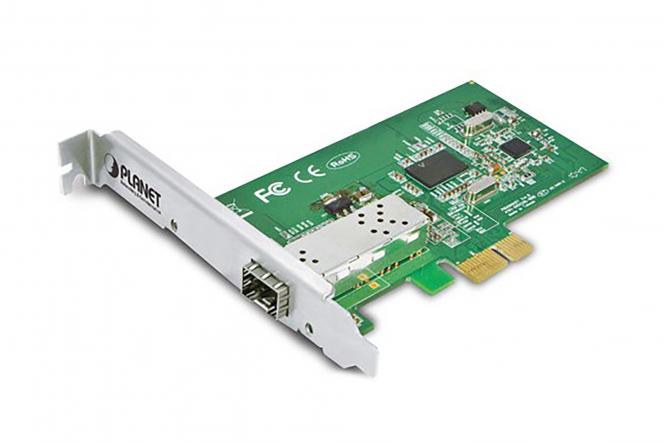 Gigabit Ethernet Network Adapter, PCI Express, SFP 