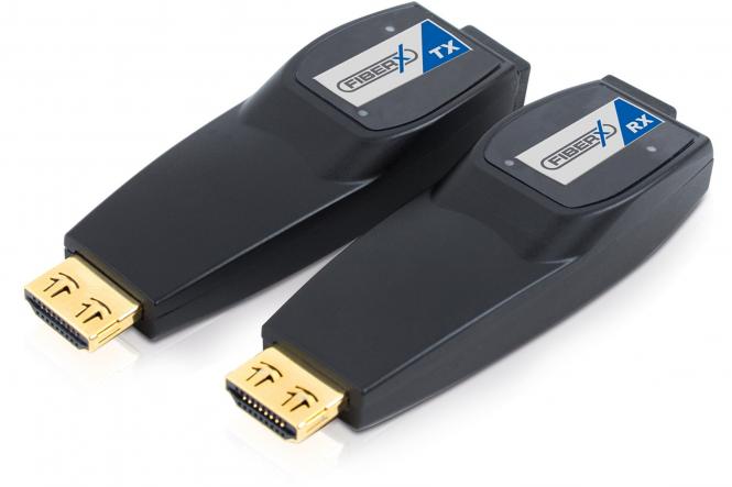 FiberX Series -HDMI 2.0 Detachable Fiber Extender Set, 100m 