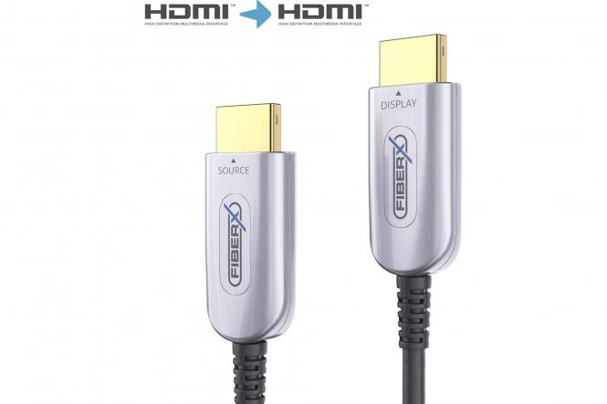 FiberX Serie - HDMI 4K Glasfaser Extender Kabel - 10m 