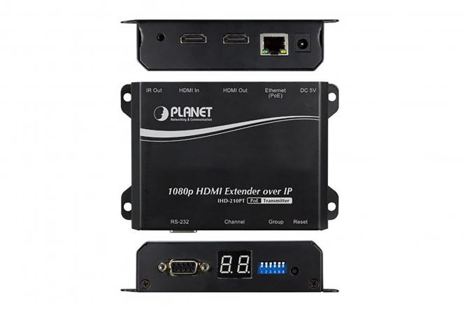 HDMI over IP Transmitter, 1080p, PoE 