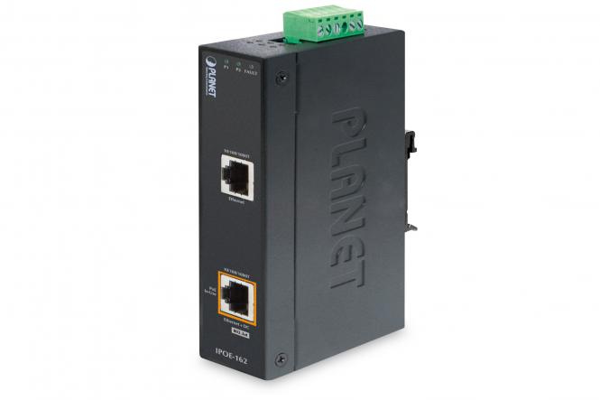 Industrieller Gigabit Ethernet PoE Injektor, 802.3at, 30 W 