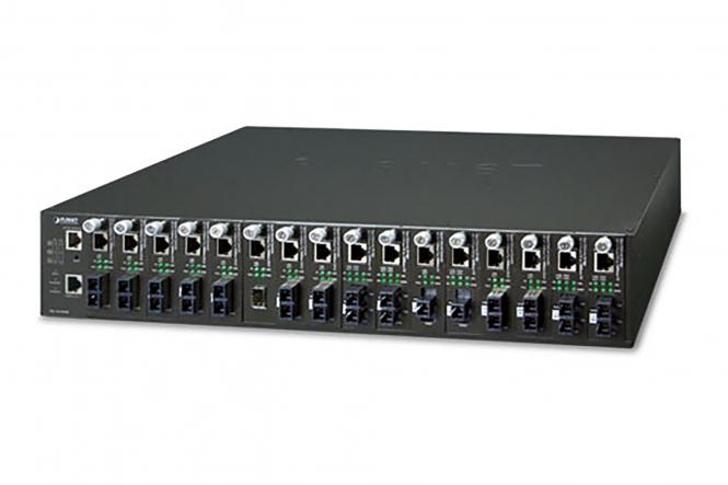 MC-1610MR, Managed SNMP Converter Chassis, 16 Slots 