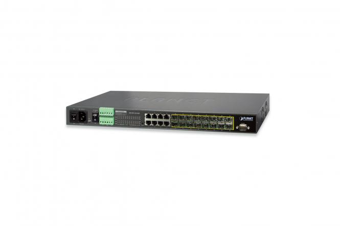 PLANET MGSW-24160F switch de rede Gerido L2+ Gigabit Ethernet (10/100/1000) Power over Ethernet (PoE) 1U Azul 