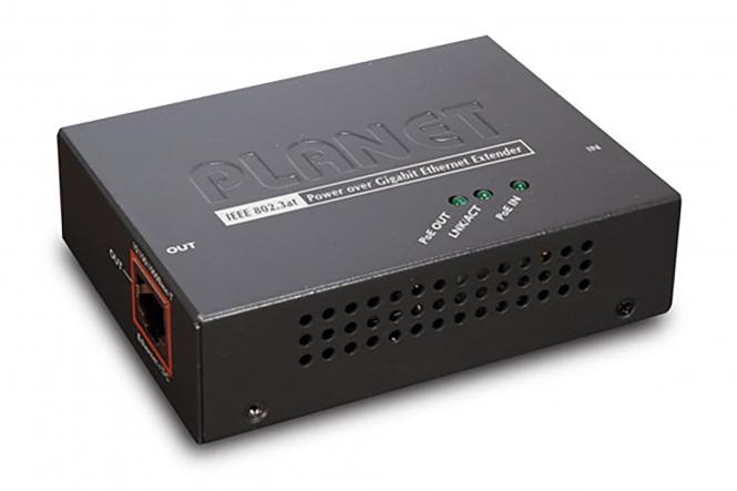 2-Port Gigabit Ethernet PoE+ Extender, 802.3at, 30 W 