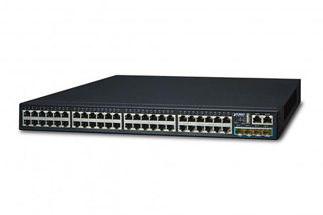19 Zoll L3 Switch, 48 x RJ45 Gigabit, 4 x 10G SFP+, Stackable, Managed 