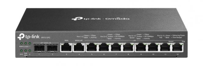 TP-Link ER7212PC Kabelrouter Gigabit Ethernet Schwarz 