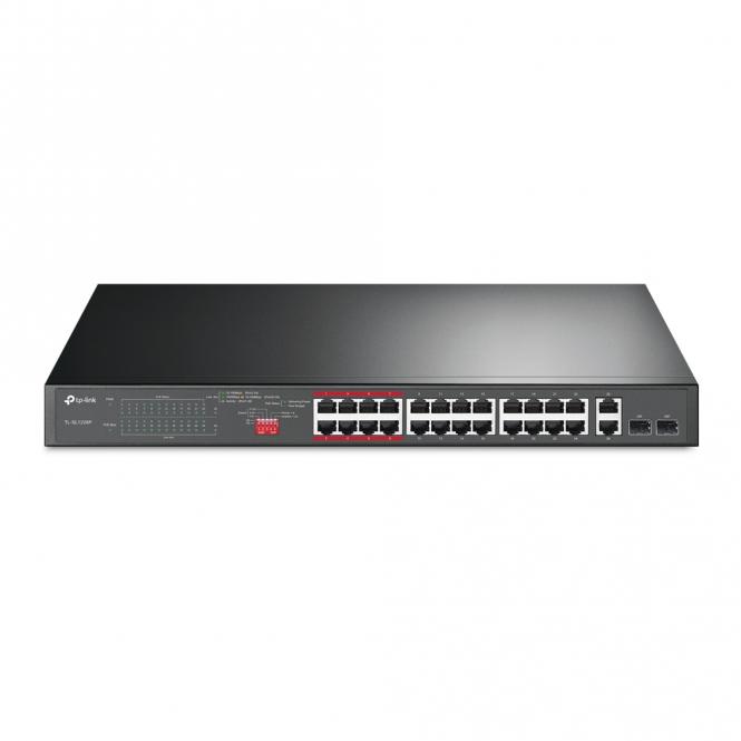 TP-Link TL-SL1226P Unmanaged Gigabit Ethernet (10/100/1000) Power over Ethernet (PoE) 1U Grau 