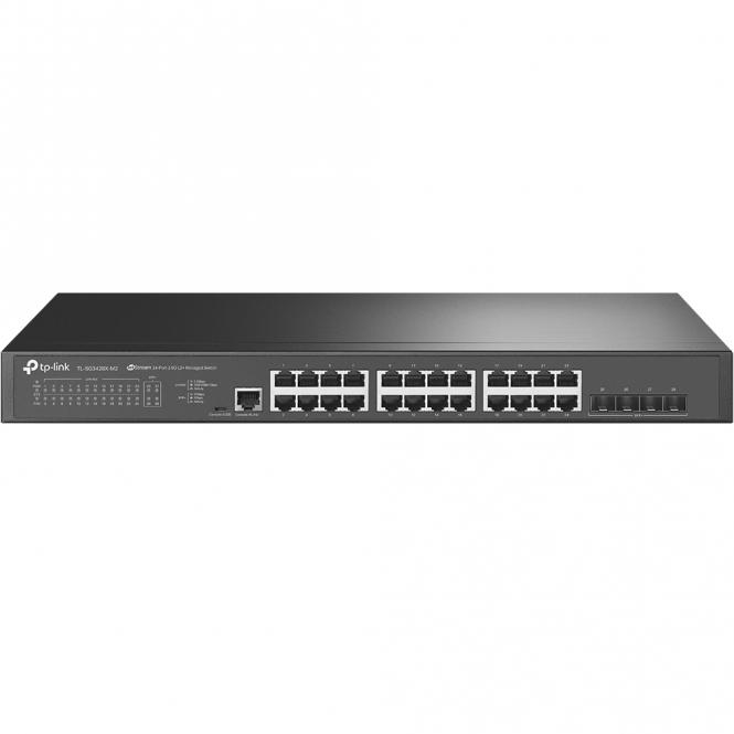 TP-Link TL-SG3428X-M2 network switch Managed L2+ 2.5G Ethernet (100/1000/2500) 1U Black 
