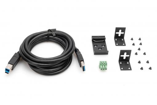 USB Einbau Aufbau Buchse mit Aufbau-Halterung und 1,8m Kabel für Montage in  Auto, Motorrad oder zu Hause für z.B. DENSION Gateway, XCarLink,  DVD-Player, DVB-T Tuner in: : Computer & Zubehör