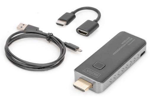DIGITUS Emetteur HDMI sans fil Click & Present Pro