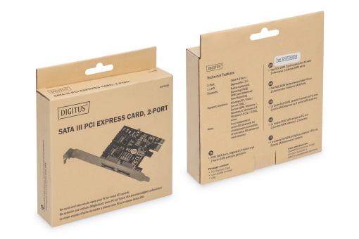 DIGITUS B2B Shop  Carte d'extension PCI Express USB 3.0, 2 ports