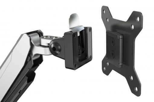 DIGITUS by ASSMANN Shop  Universal Dual Monitorhalter mit Gasdruckfeder  und Klemmbefestigung