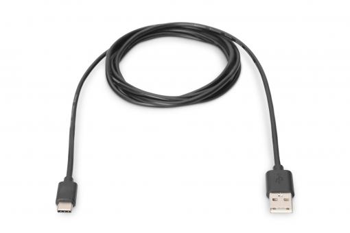 DIGITUS B2B Shop  Prise de courant de sécurité pour montage encastré avec  1 x USB Type-C™, 1 x USB A