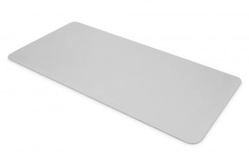 con cómoda superficie de escritura Alfombrilla protectora para escritorio de Bubm; 90 x 45 cm organizador de escritorio de piel sintética material secante color blanco 90x45cm 