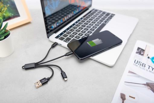 Digitus Cargador enchufable USB universal con dos puertos USB-A y enchufe  integrado