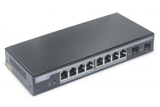 DIGITUS B2B Shop  Switch réseau Gigabit Ethernet 8 ports,Industrial,  Unmanaged