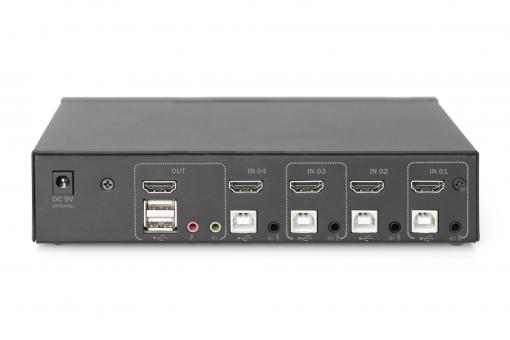 DIGITUS Commutateur HDMI 4K, 4x1, noir - Achat/Vente DIGITUS 11008098