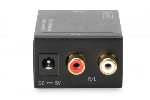 0,7m Toslink MS-AD3 0,7m Cinch Kabel Analog zu Digital Audio Konverter 