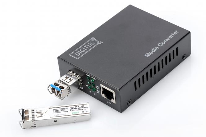 パワーサプライ DIGITUS by ASSMANN Shop | Gigabit Media Converter, RJ45 / SFP