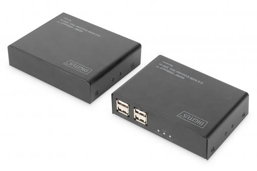 HDMI Extender with HDBaseT Transmitter and Receiver 100 m, Black