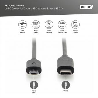 Câble USB C vers jack - Version : 2.0 - HighSpeed Connexion 1