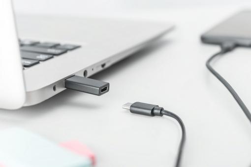 DGdolph Adattatore connettore USB OT a Tipo C Convertitore Multifunzione USB 2.0 per Laptop Argento e Nero 