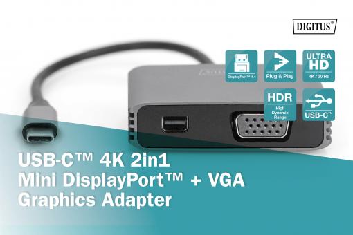 DIGITUS B2B Shop  Adaptateur / convertisseur Mini DisplayPort