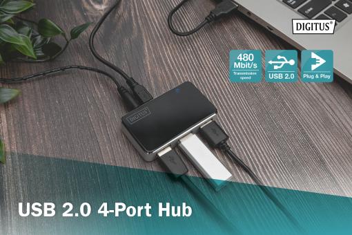DIGITUS B2B Shop  Câble de prolongement actif USB 2.0 de Digitus