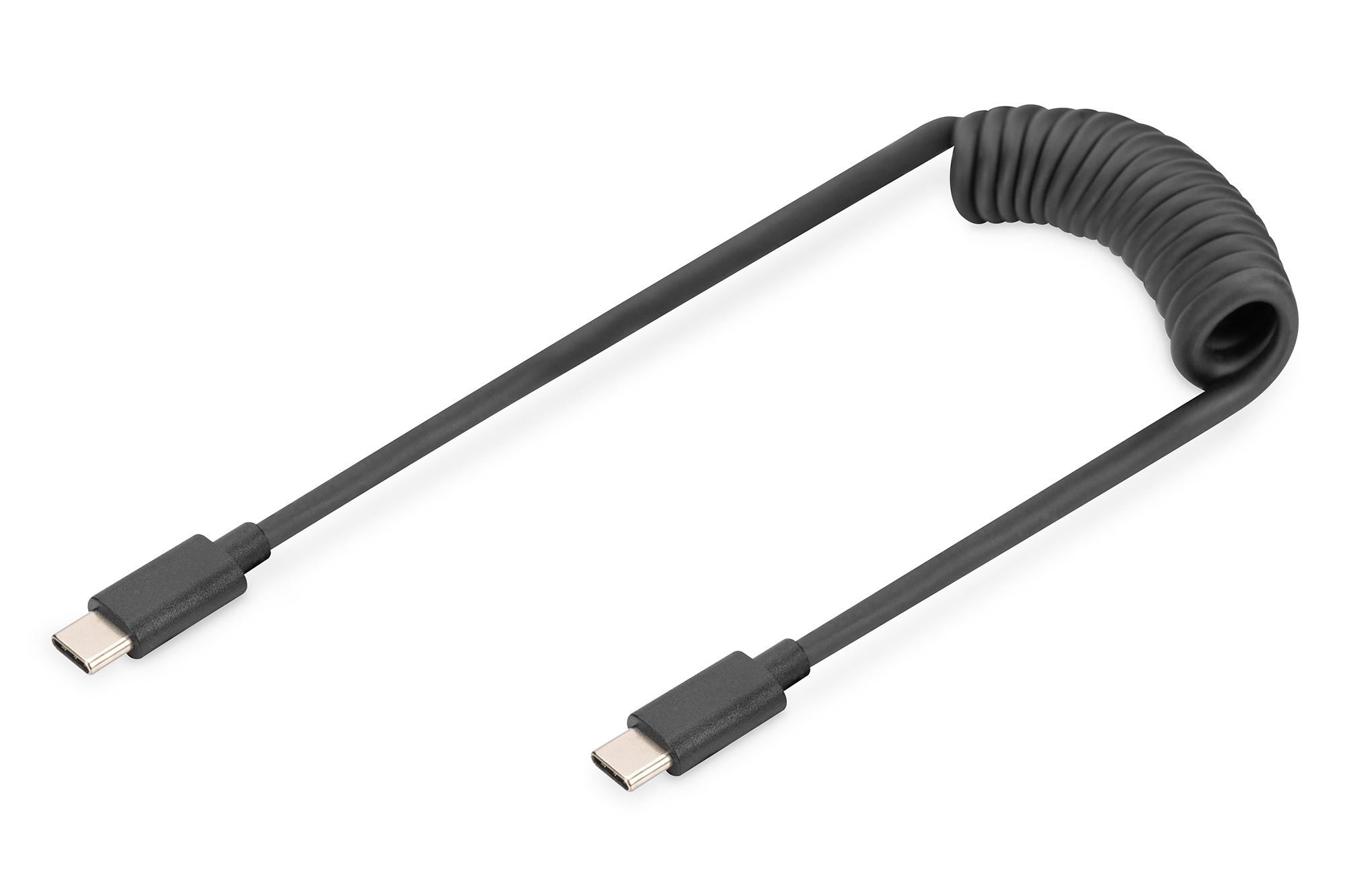 DIGITUS by ASSMANN Shop  USB 2.0 - USB - C auf USB - C Spiralkabel