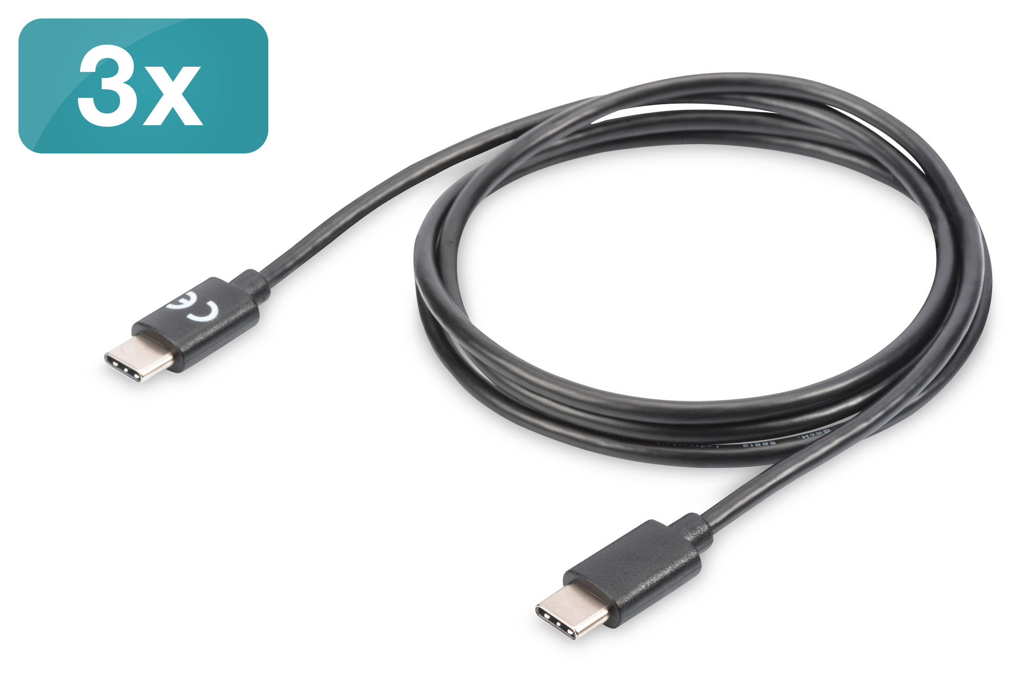 DIGITUS by ASSMANN Shop  USB Type-C™ connection cable, Type-C™ to C
