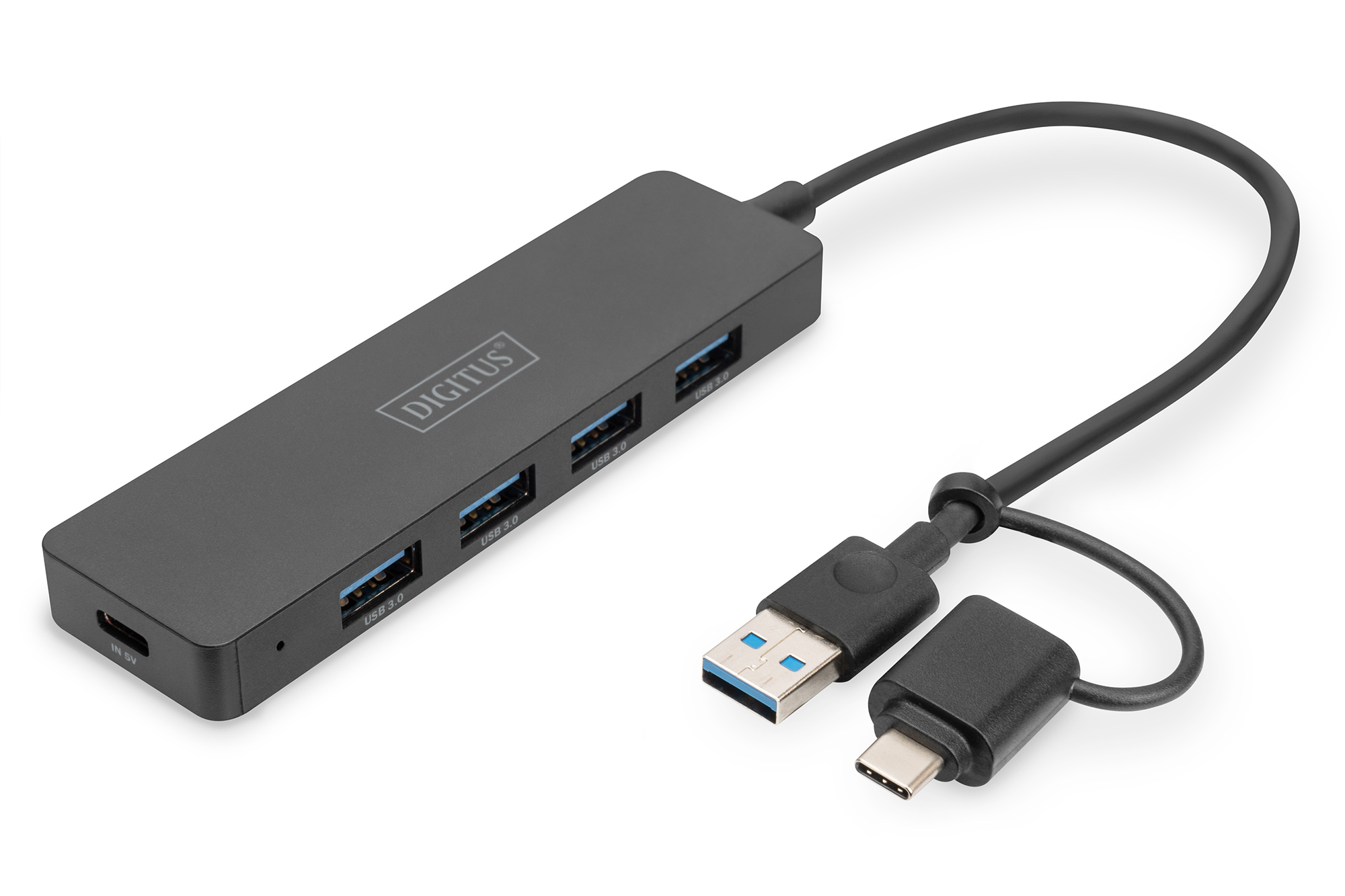 DIGITUS by ASSMANN Shop  USB 3.0 Hub 4-Port, Slim Line