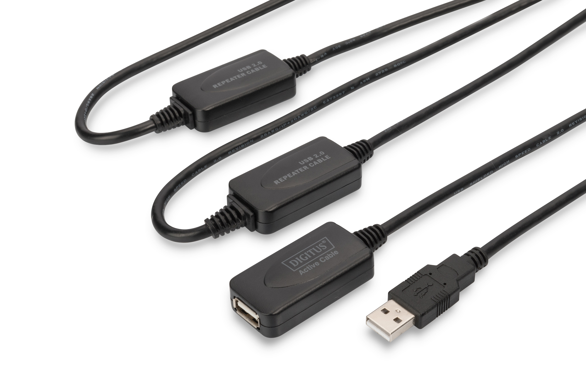 Extension cable USB A / USB A 1.8m AK-USB-07