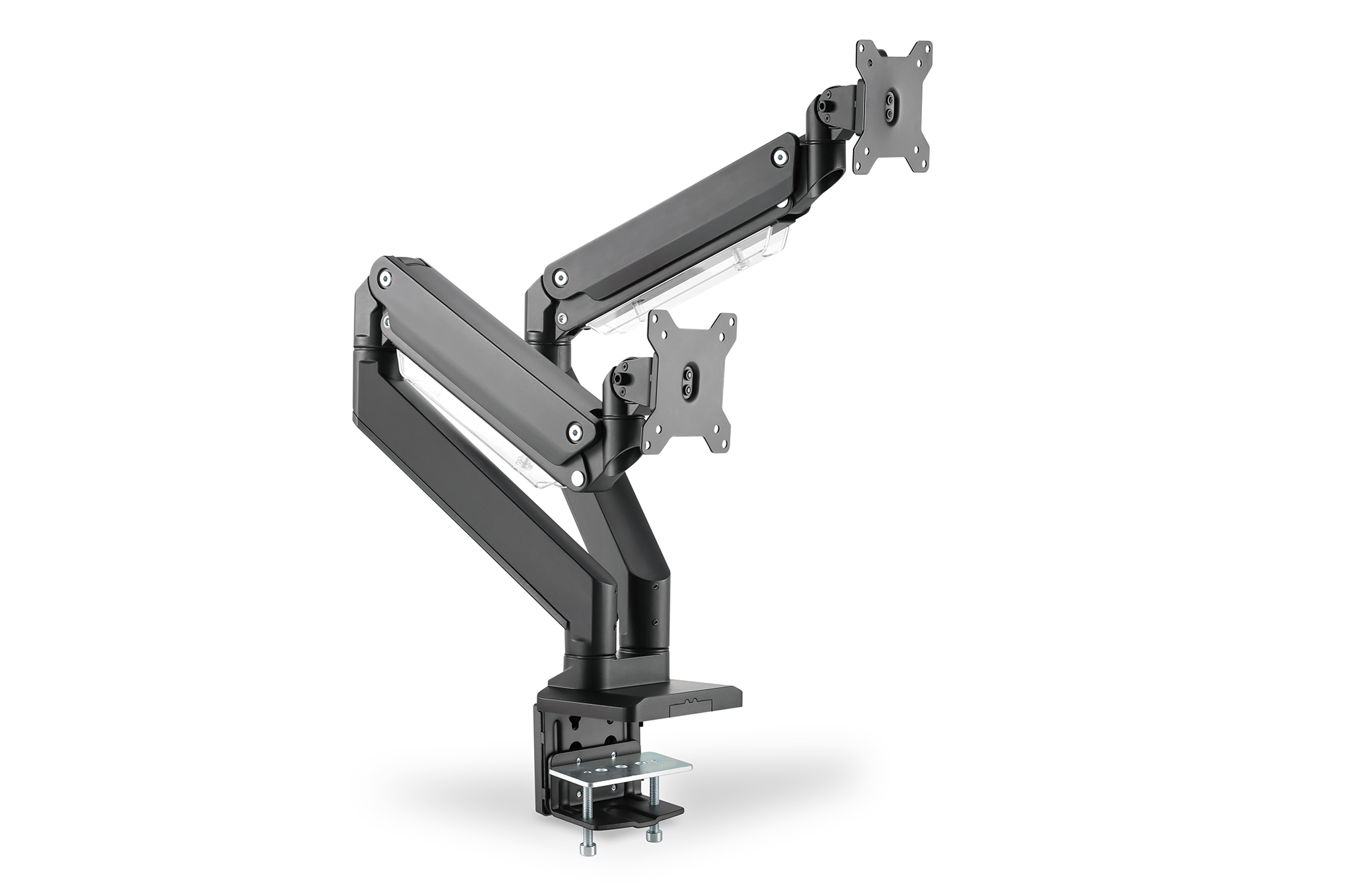 DIGITUS by ASSMANN Shop  Universal Dual Monitor Mount with Gas Spring and  Clamp Mount