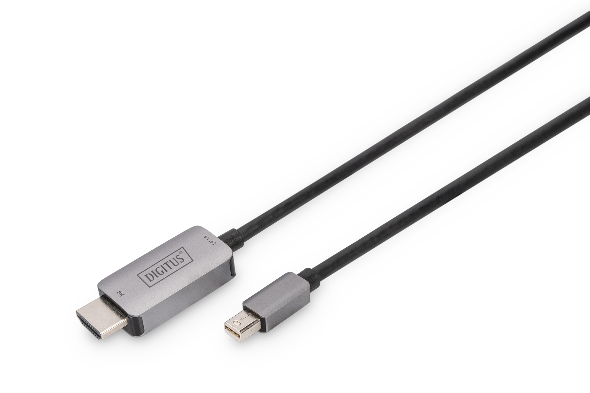 Active Mini DisplayPort (Thunderbolt) 1.4 / HDMI 8K Adapter Black - HDMI  Adapters - Video Adapters - Cables and Sockets