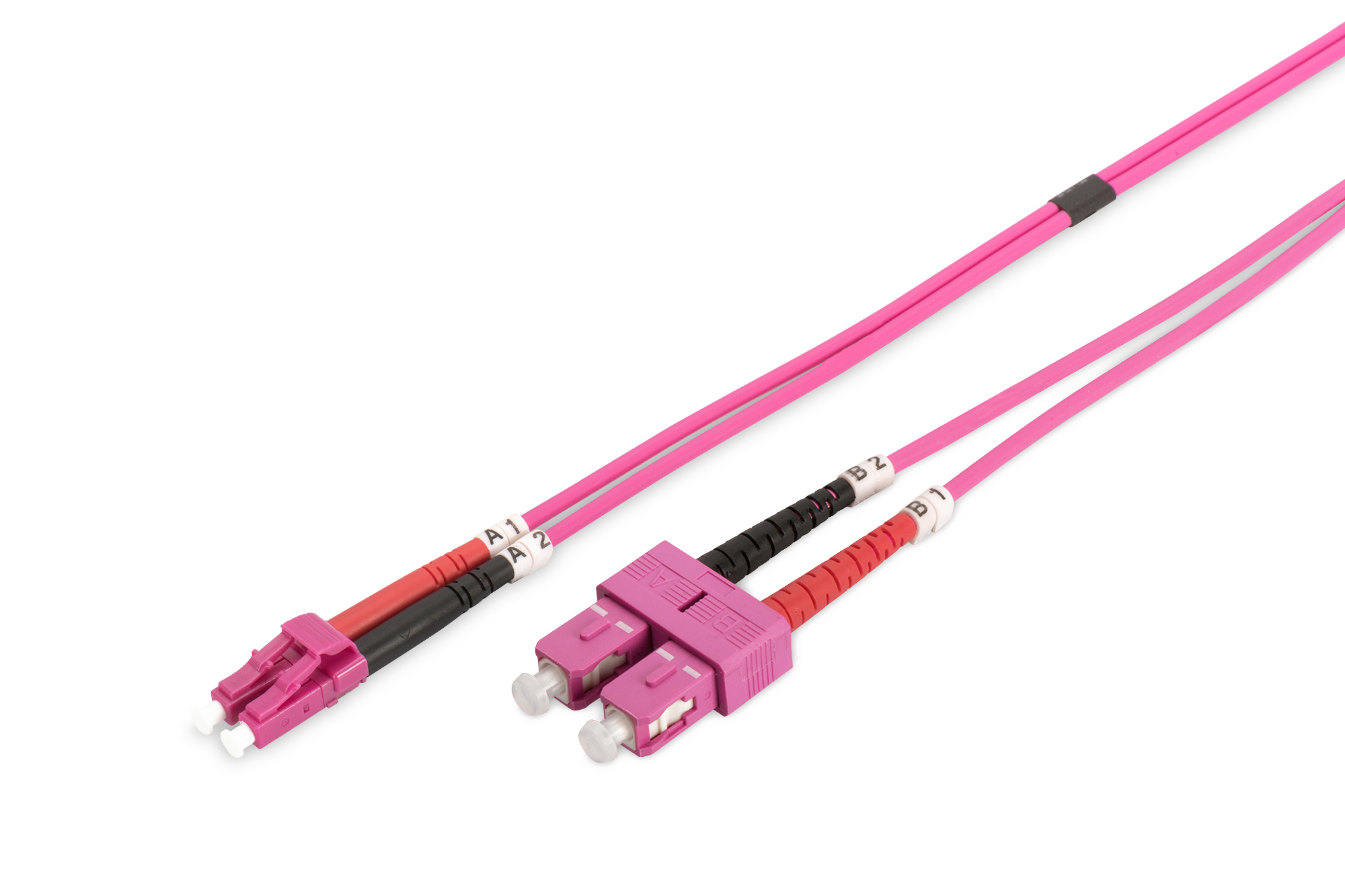 DIGITUS by ASSMANN Shop | Fiber Optic Multimode Patch Cord, OM4, LC / SC