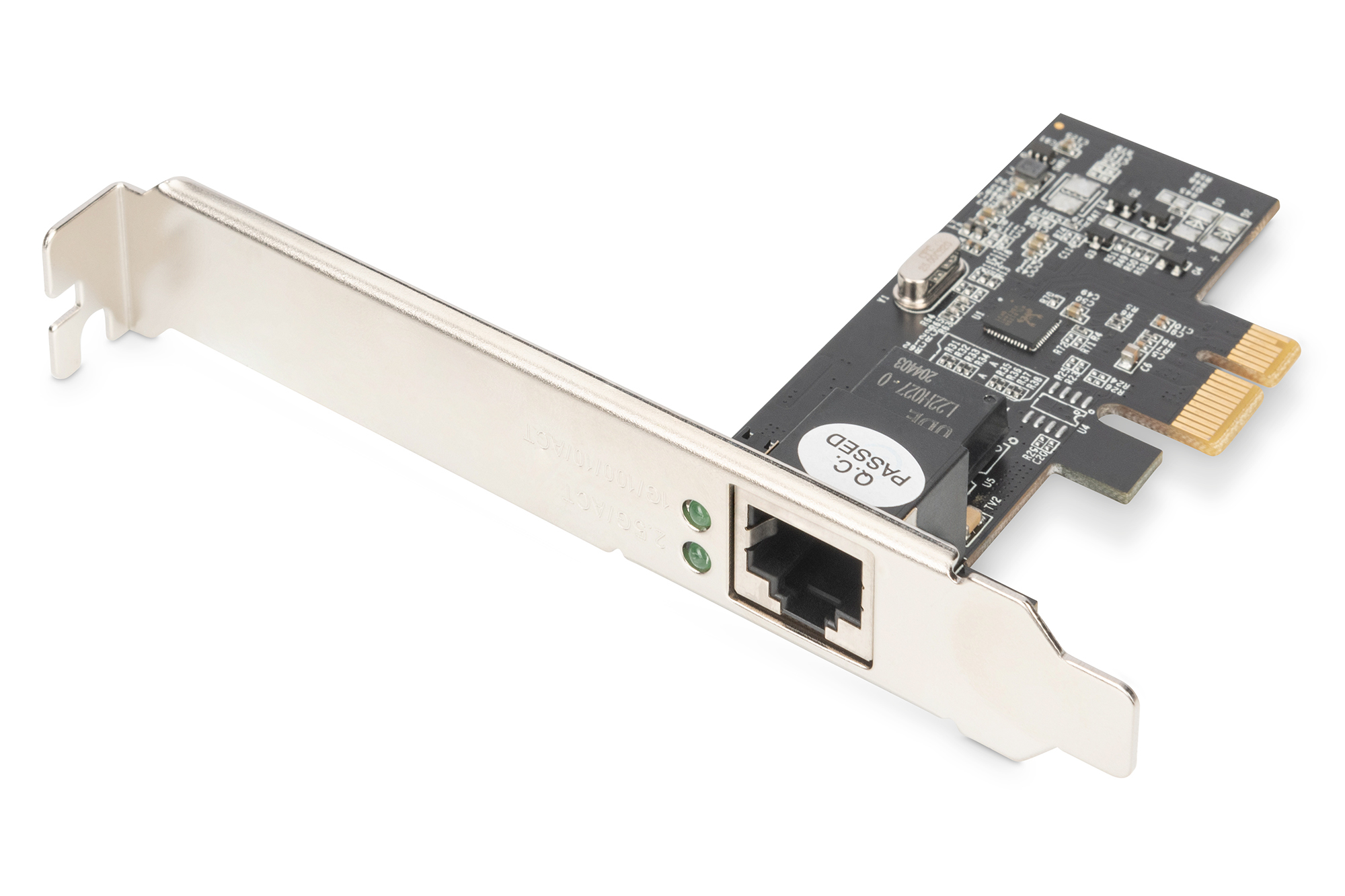 DIGITUS B2B Shop  Carte réseau Gigabit Ethernet PCI Express 2.5G (4-Speed)