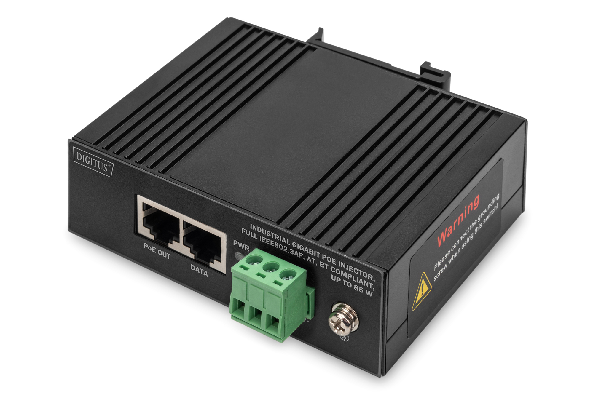 DIGITUS by ASSMANN Shop  10 Gigabit Ethernet PoE+ Injektor, 802.3at, 30 W