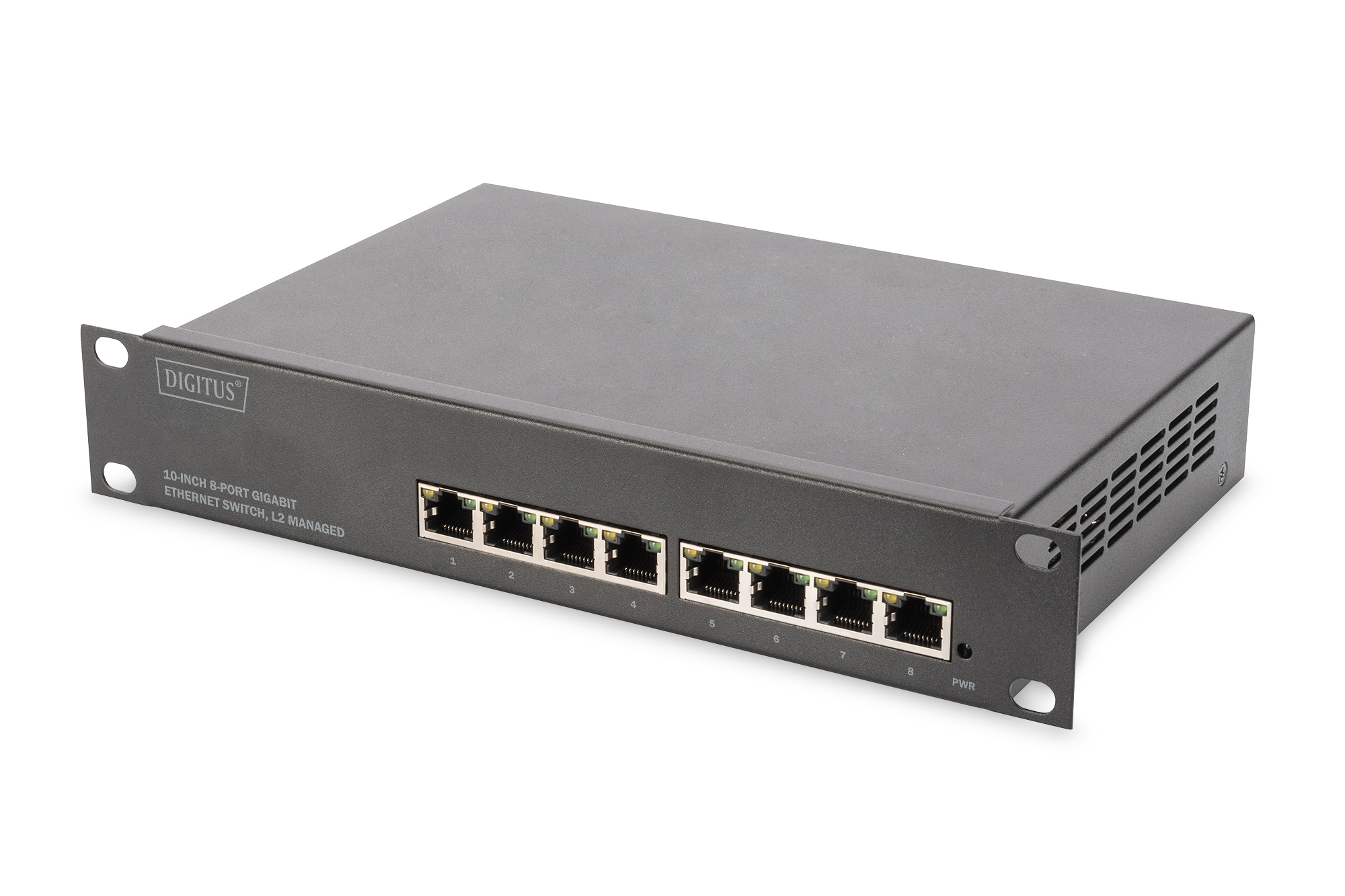 Negozio DIGITUS B2B  Switch Gigabit Ethernet PoE+ da 8 porte a 10 pollici,  gestito L2+