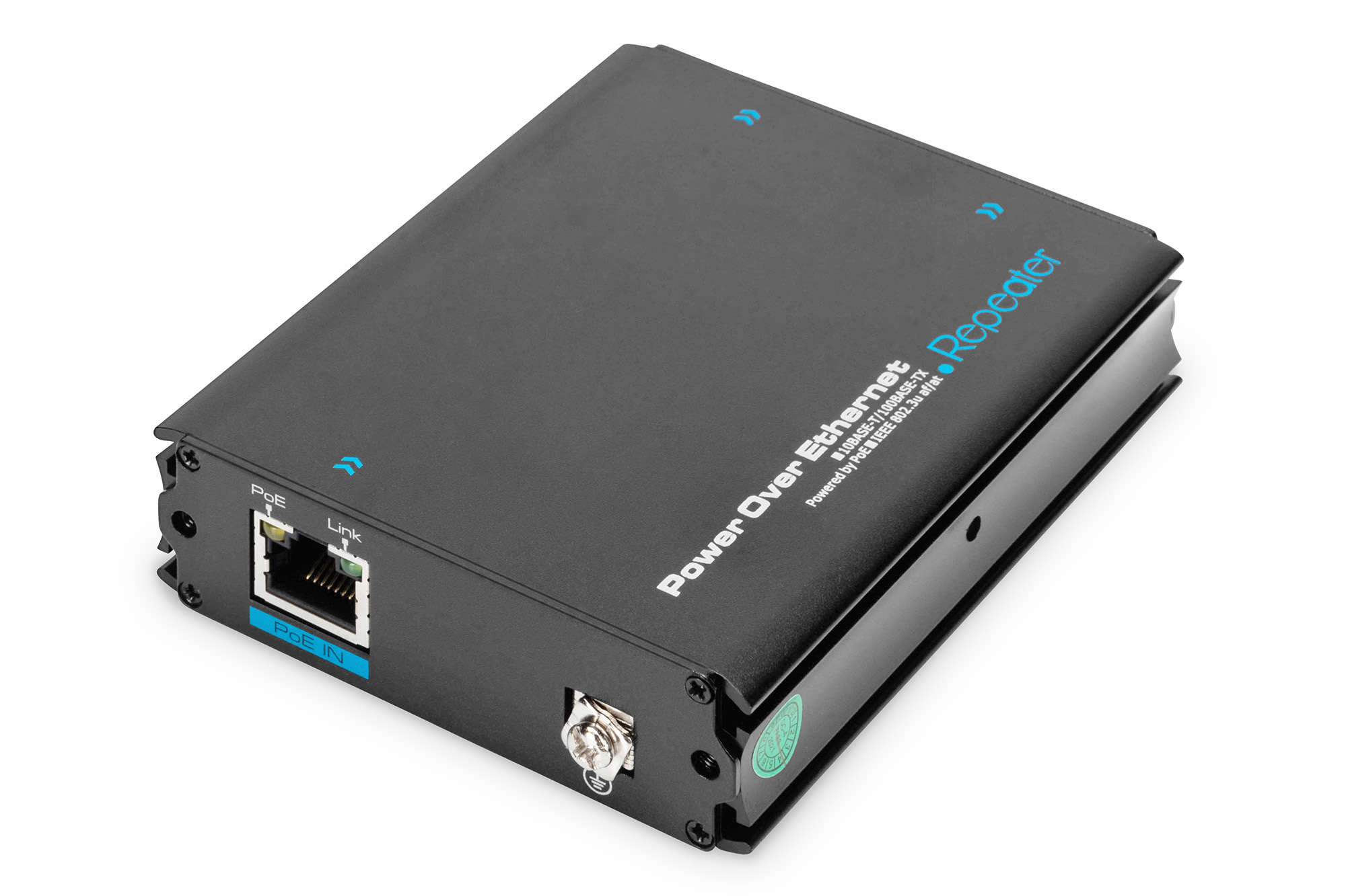 Negozio DIGITUS B2B  Fast Ethernet PoE + prolunga con 1 porta di ingresso  10/100Mbps e 2 porte 10/100Mbps di uscita