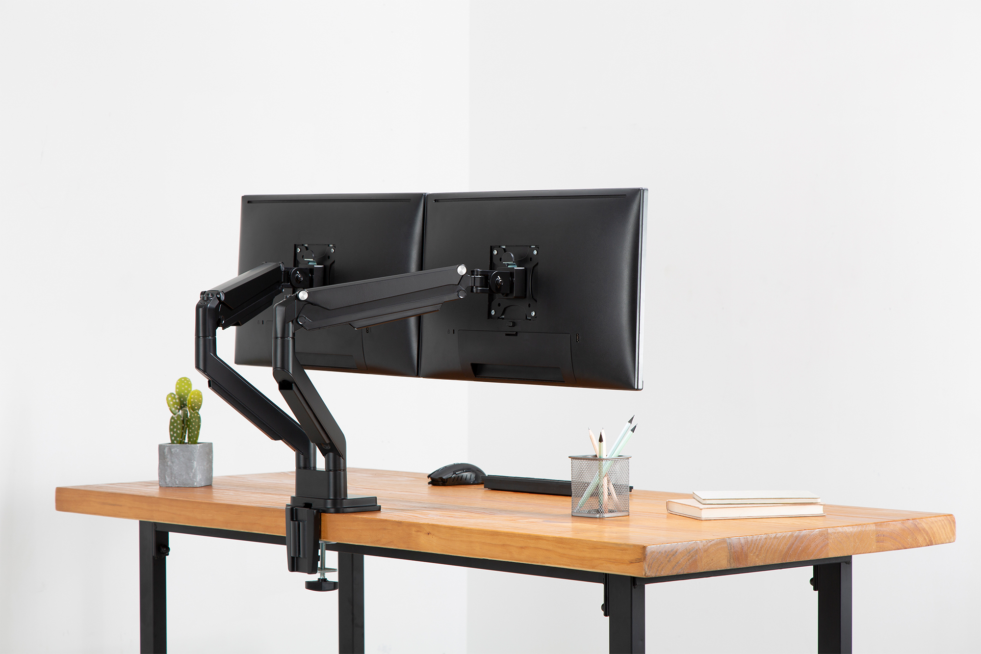 DIGITUS by ASSMANN Shop | Universal Dual Monitor Mount with Gas Spring ...