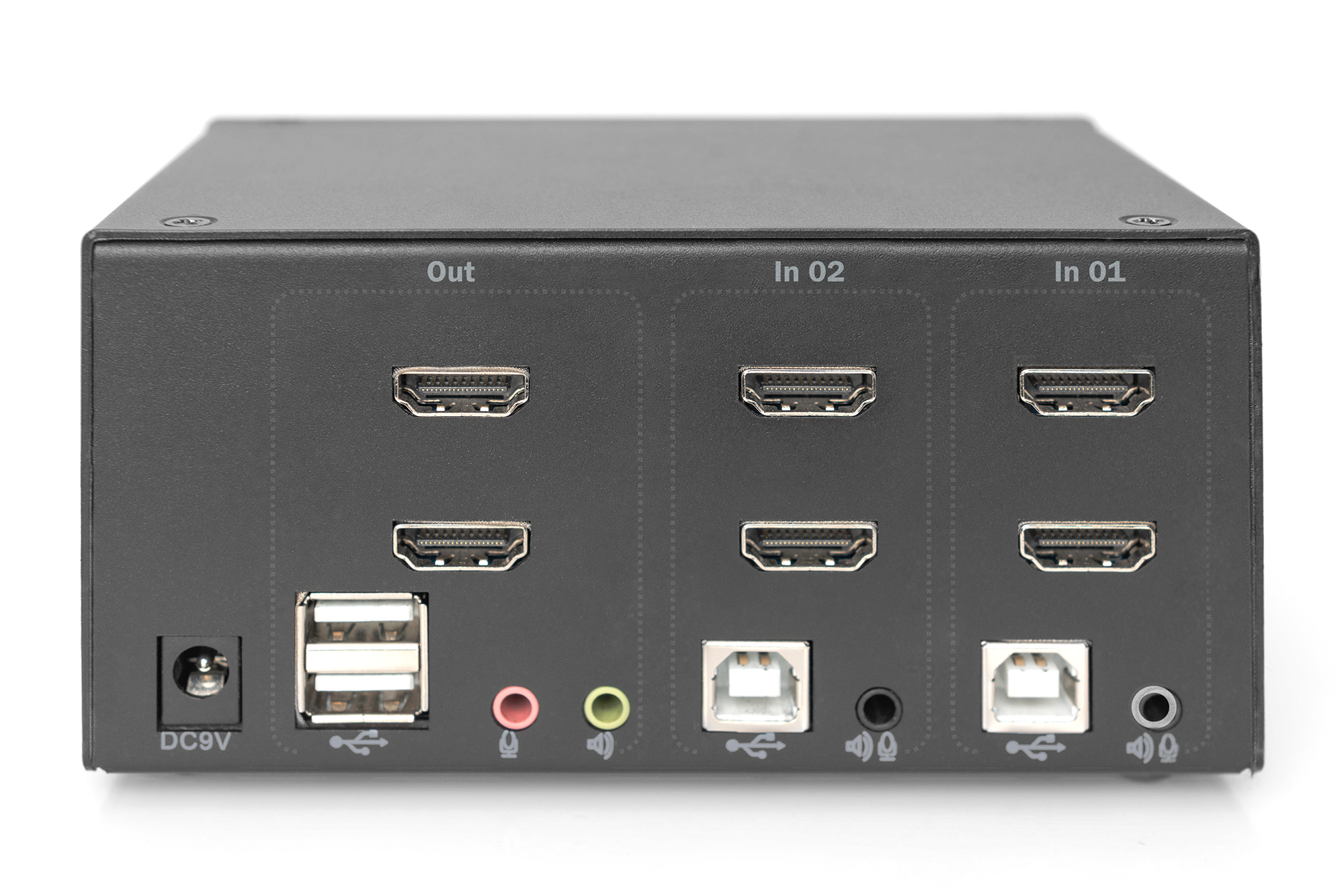 DIGITUS by ASSMANN Shop | KVM Switch, 2 Port, Dual Display, 4K, HDMI®