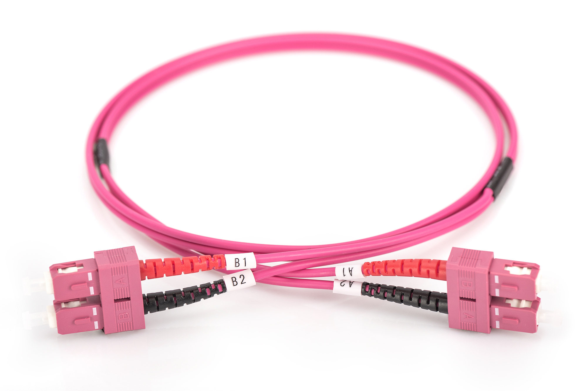 DIGITUS By ASSMANN Shop | Fiber Optic Multimode Patch Cord, OM4, SC / SC