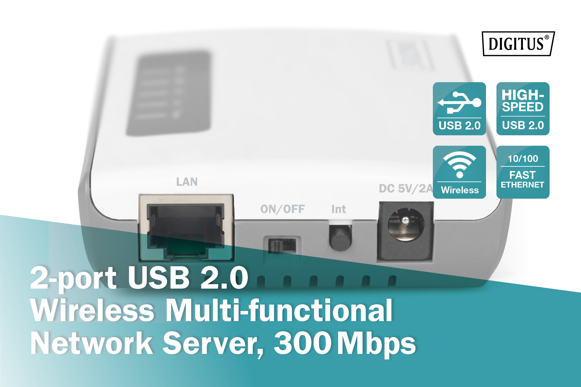 DIGITUS By ASSMANN Shop | 2 Port USB 2.0 Wireless Multi-Functional ...